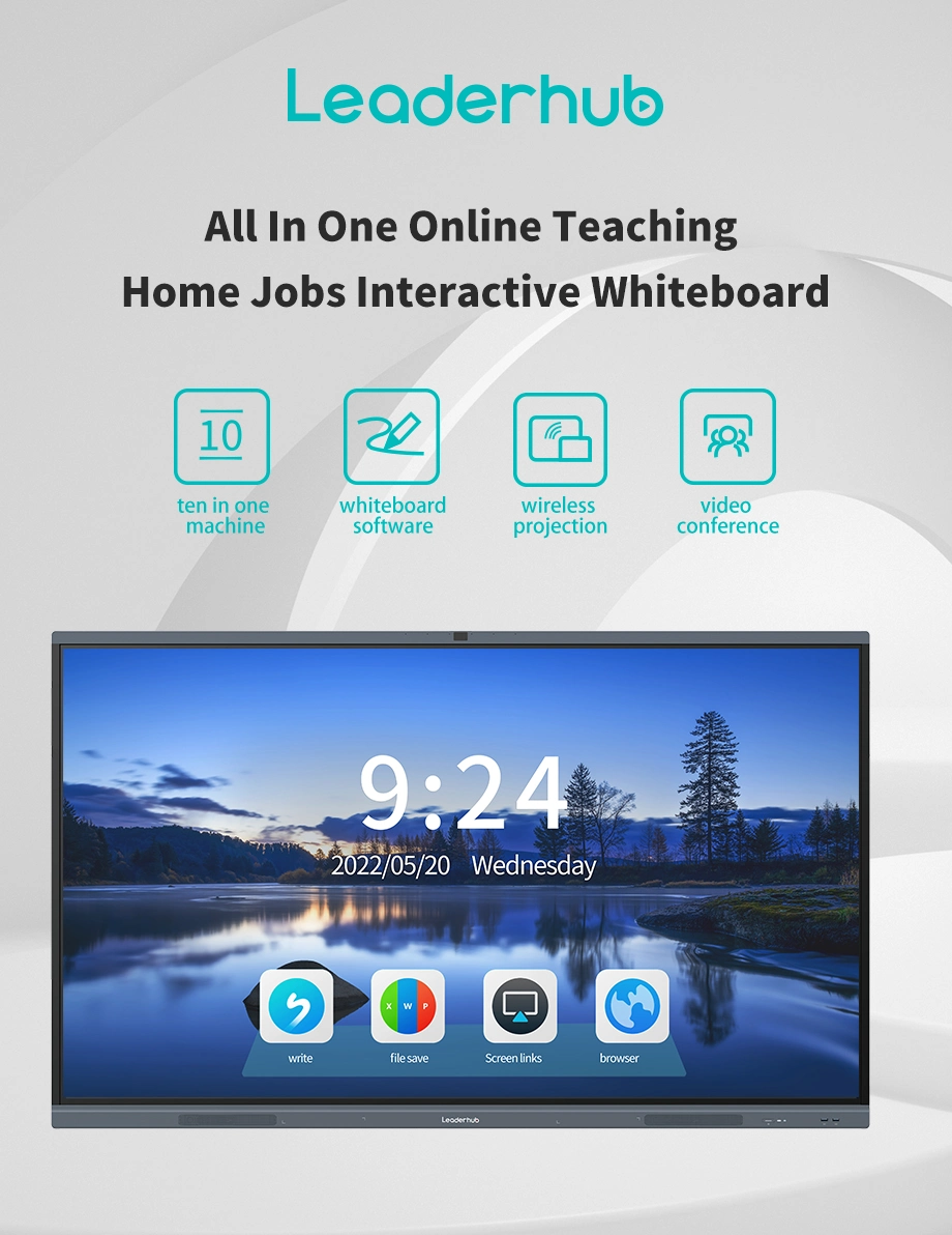 Leaderhub HD LCD Portable Interactive Whiteboard Smart Conference Tablet All in One PC