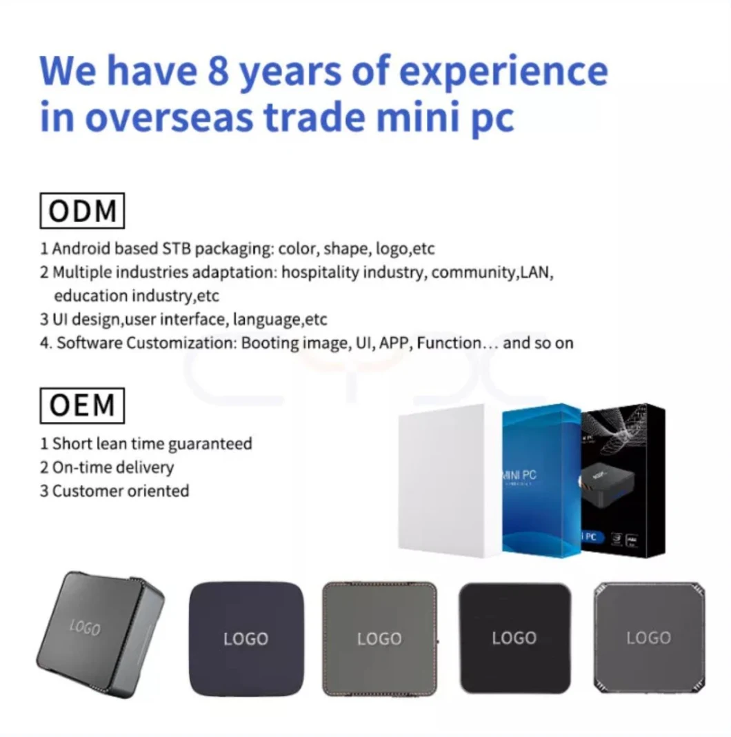 New Product Factory Supplier Cheap Customization T6 PRO Intel All in One PC UHD Graphics 600 Mini PC