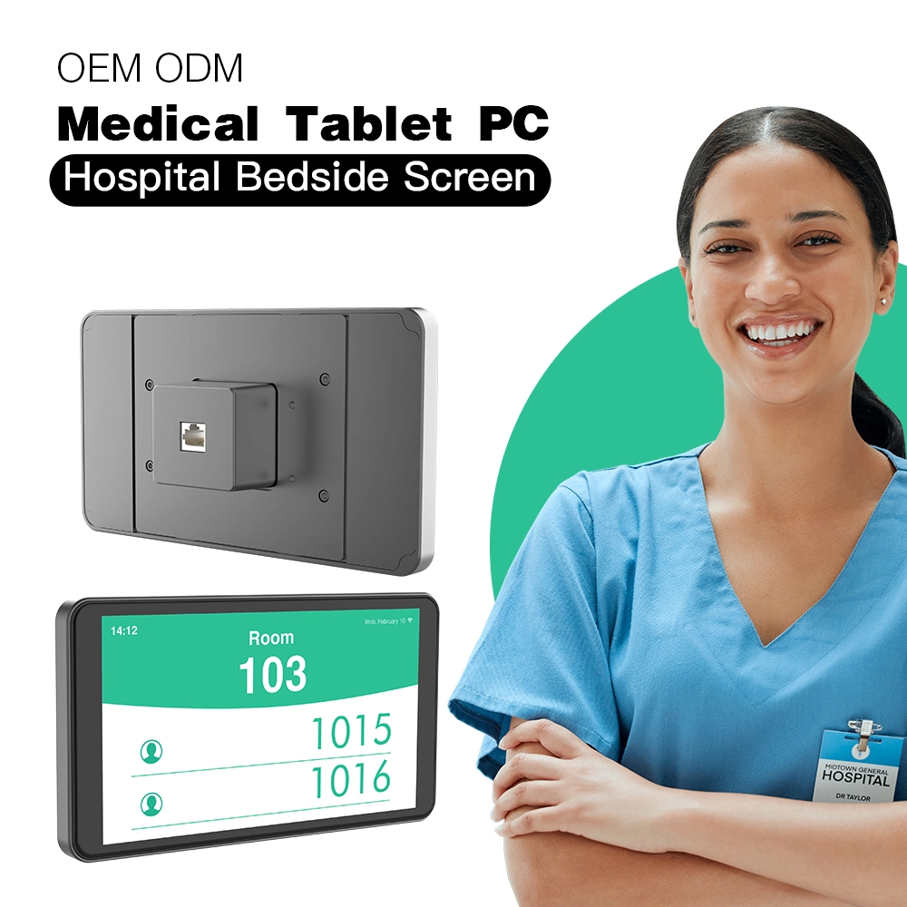 One Button Call Nurse Wall Mount Hospital Bedside Touch Screen Medical Android Tablet PC