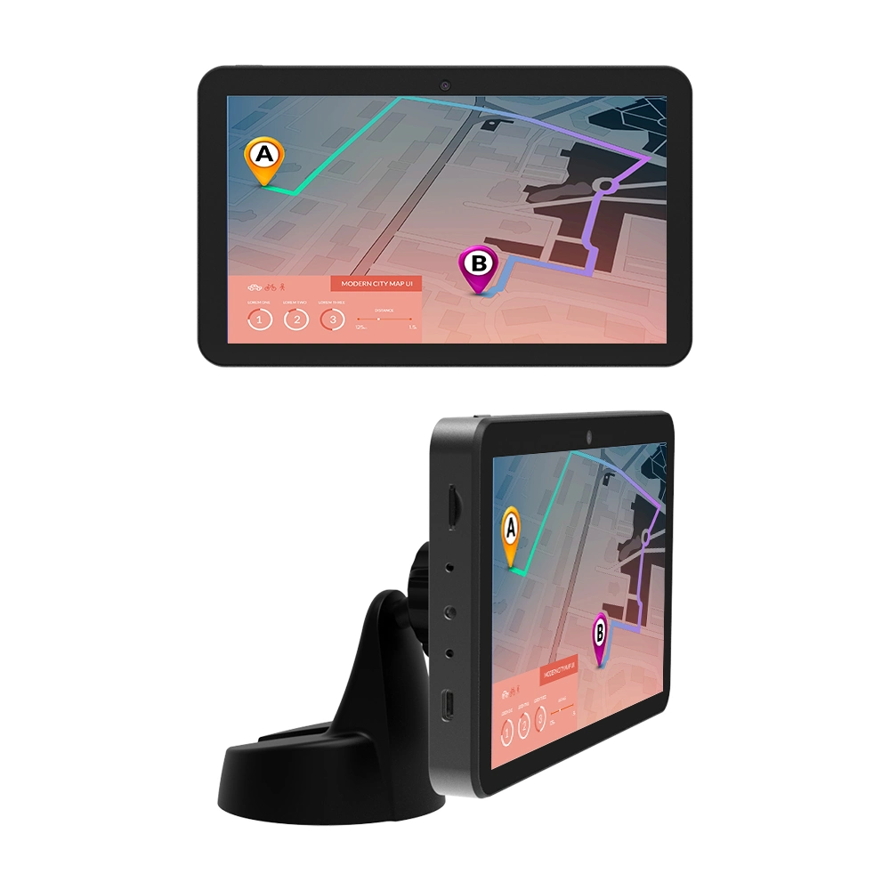 Portable 7 Inch Android Magnetic Car Vehicle GPS Agps Navigation Tablet PC with Magnetic Mount Docking System