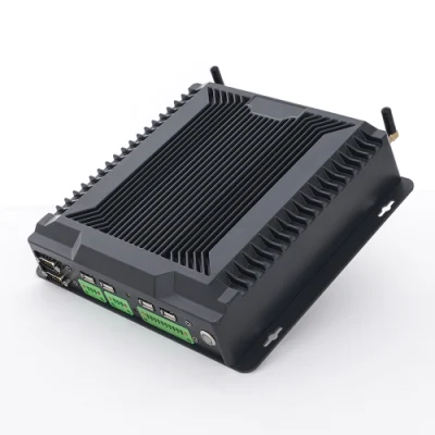 Gpio RS232/422/485 WiFi Win10 Iot Linux 6 LAN X86 Lüfterloser Industrie-Mini-PC