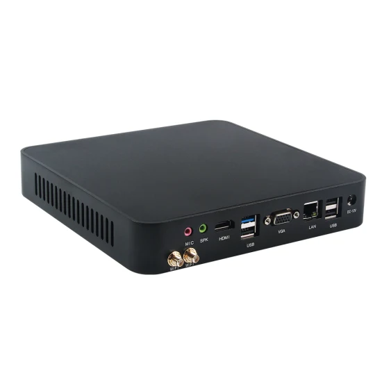 Mini-PC Quad Core J1900 PC Industrieller lüfterloser Linux-Mini-PC