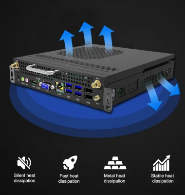 Mini-PC-Motherboard Core I5 ​​8400 Miboard Mini Itx 15 W 3,5-Zoll-Industrie-Motherboard, unterstützt Win 7 / Win 8 / Win 10 / Linux