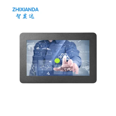 Zhixianda 8 Zoll 1280*720 Breitbild-kapazitiver Touch-Embedded-Industriemonitor