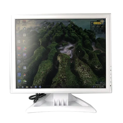 Weißer LCD-Medizinmonitor 17-Zoll-Embedded-HD-Gerätemonitor