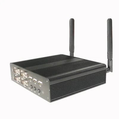 Rk3399 Android Lüfterloser Industrie-Mini-PC 4COM 5USB Dual WiFi BT IPTV-Empfänger