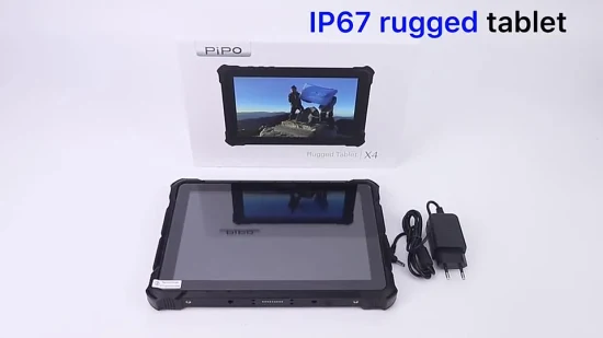 Robuster Fahrzeug-Auto-Tablet-PC, Android-Wandhalterung, NFC 10.1 FHD, 4G, LTE-Option, Lf Hf, UHF, Can-Bus, Obdii, IP65, GPS und Glonass